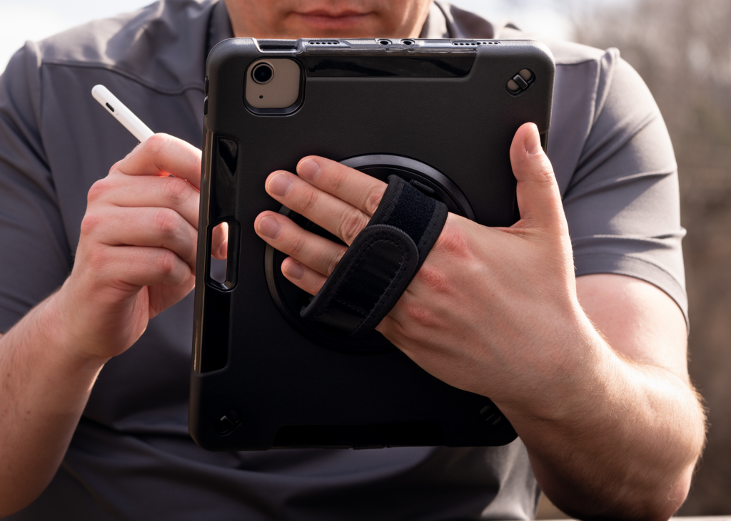 Ergonomically efficient mobile device protection