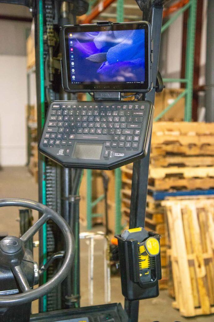 Tab Active 4 Pro on a Forklift